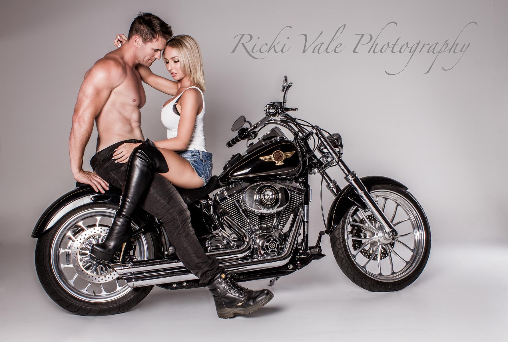 Sexy Couples Motorbike Photo Shoot